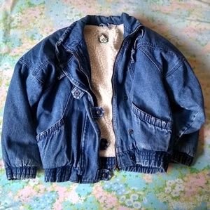 Oversized denim jacket